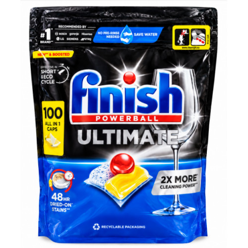 Капсули для посудомийної машини Finish Powerball Ultimate All in 1, 100 шт.